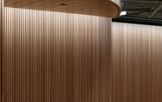 Wooden cedar walls
