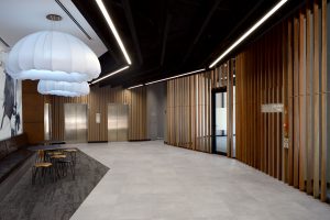 An office hallway
