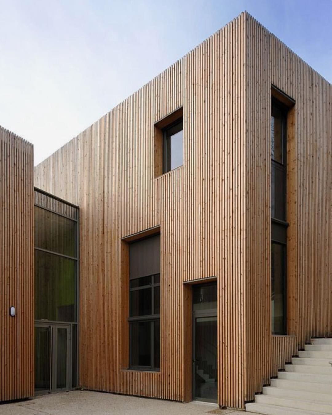 Timber cladding made exteriors